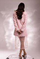 Soho Tweed Blazer Dress|Pink
