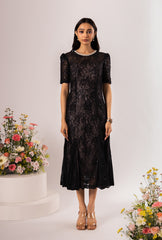 Celeste Black Lacey Dress