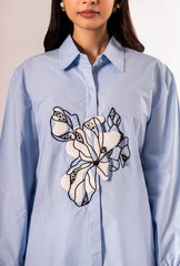 Fleur Blue Shirt