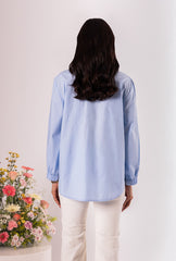 Fleur Blue Shirt