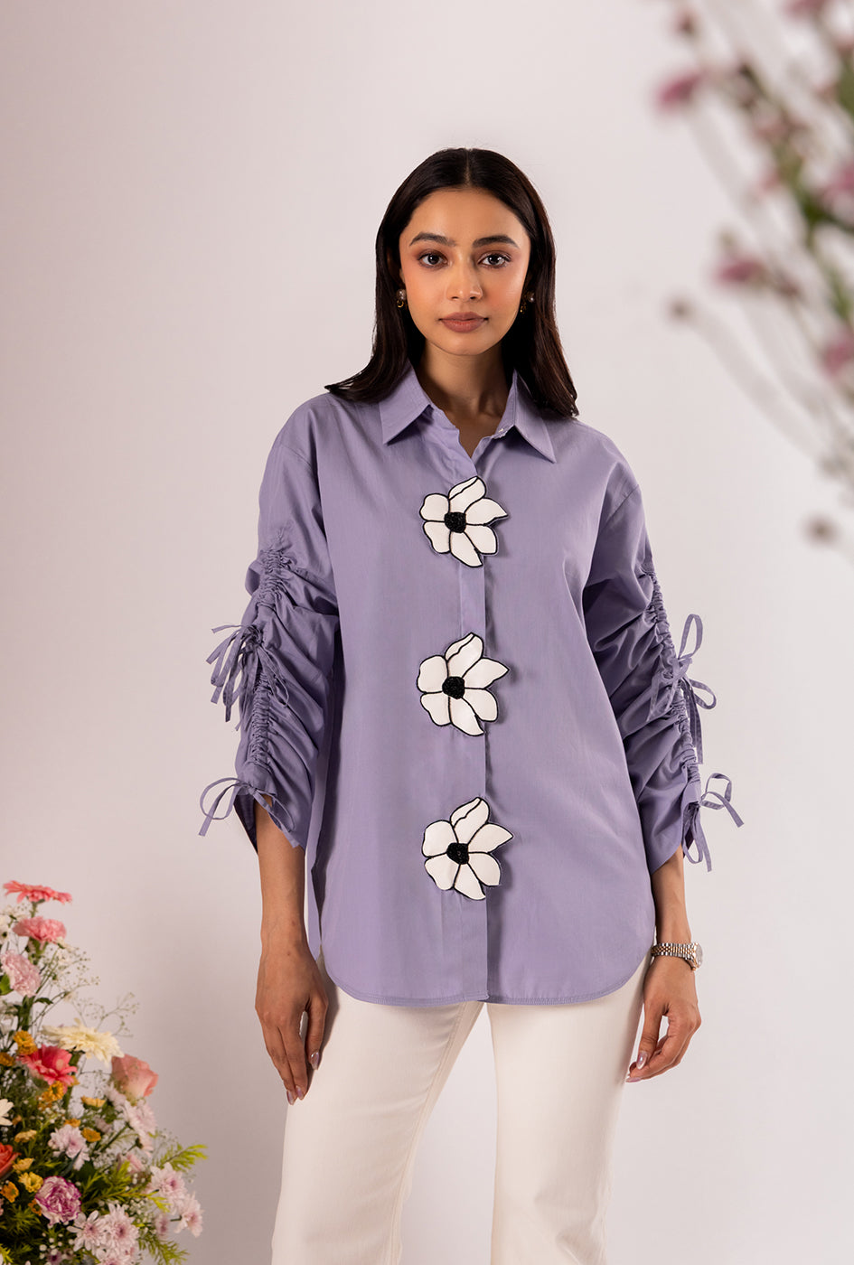 Elan Mauve Shirt