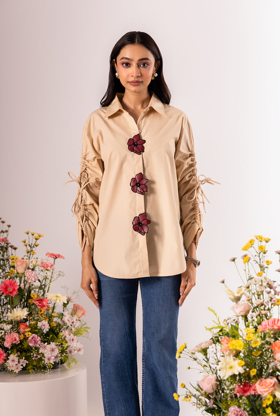 Elan Beige Shirt