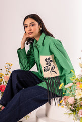 Wild Flower Green Shirt