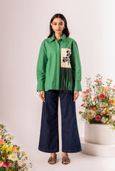 Wild Flower Green Shirt