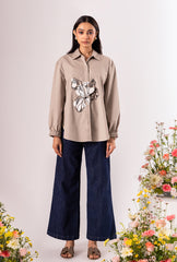 Fleur Taupe Shirt