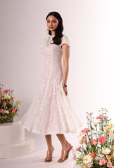 Amore' White Lacey Dress