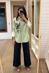 Maison Bloom Pistachio Shirt