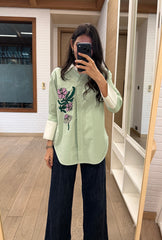 Maison Bloom Pistachio Shirt