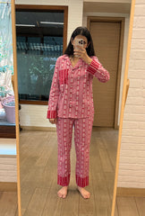 Bows & Stripes Pyjama Set