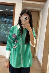 Maison Bloom Stripes Shirt
