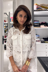 Nriti Shah In Lacey Affair 2.0 White Shirt