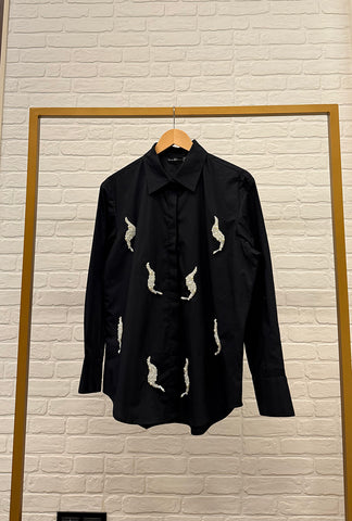 Pearl Oasis Shirt | Black