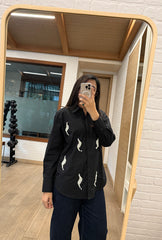 Pearl Oasis Black Shirt