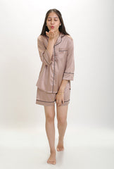 Classic Champagne Shorts Set