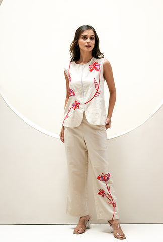 Summer Bloom Coord Set |Linen