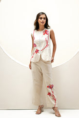 Summer Bloom Coord Set |Linen