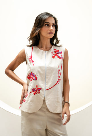 Summer Bloom Coord Set |Linen