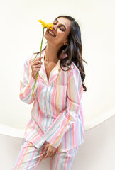Rainbow Stripes PJ Set
