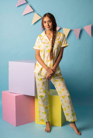 One In A Lemon Pyjama Set