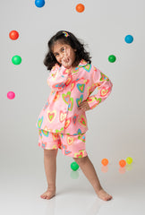 Love You Shorts Set