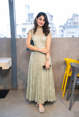 Amore' Sage Green Lacey Dress