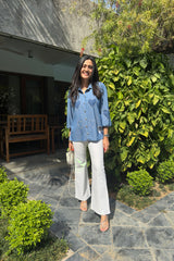 Mitali Wadhwa In Love in Denim Shirt