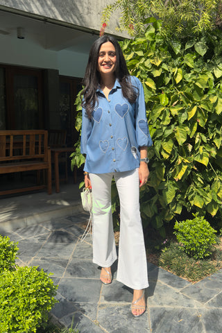 Love in Denim Shirt